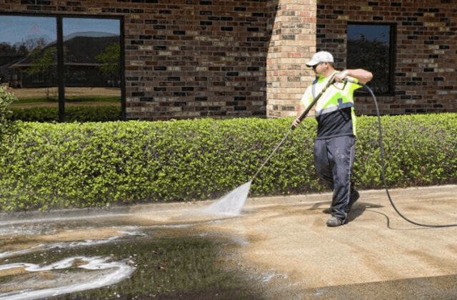 commercial concrete cleaning in garden grove